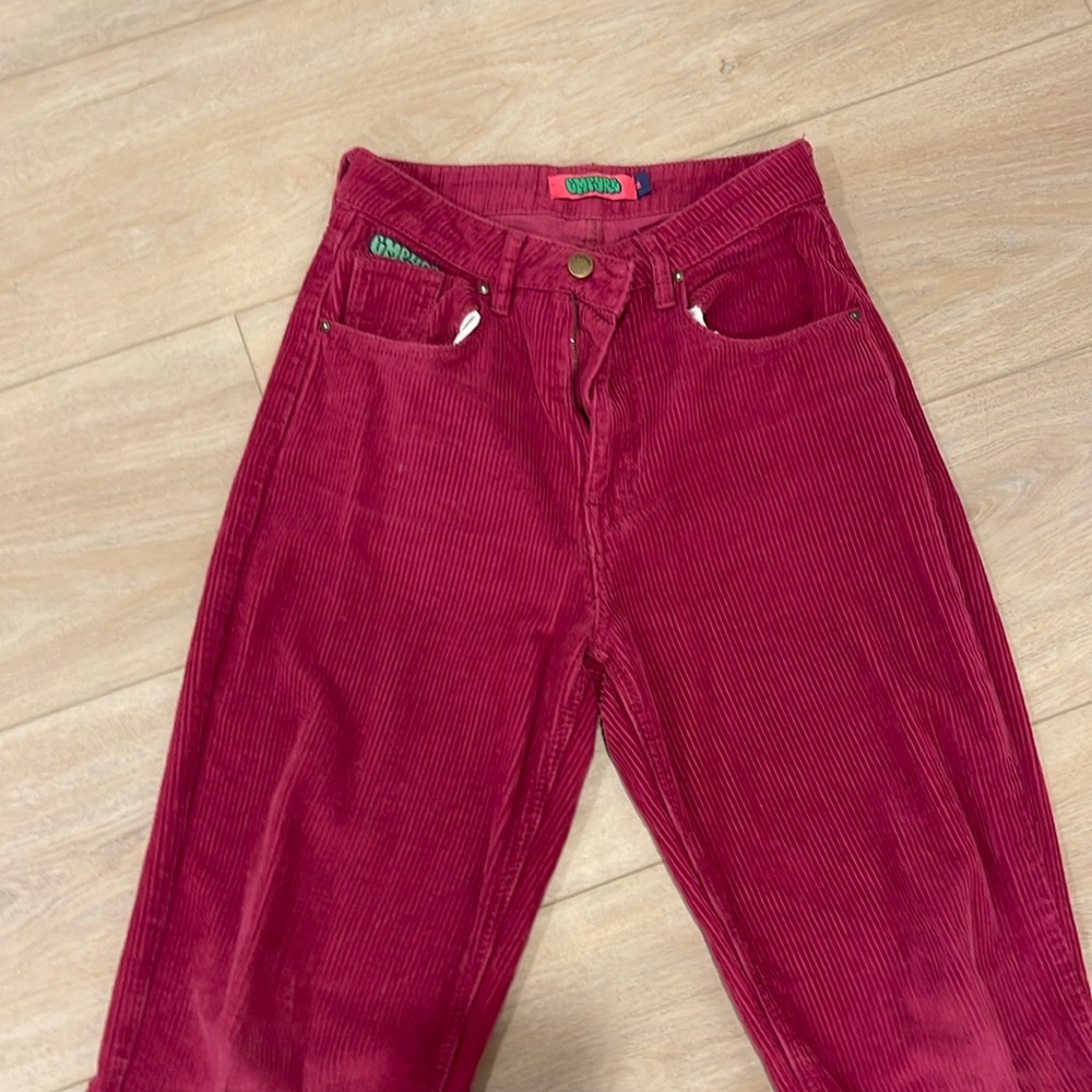 Empyre Tori 90s Berry Corduroy Skate Pants